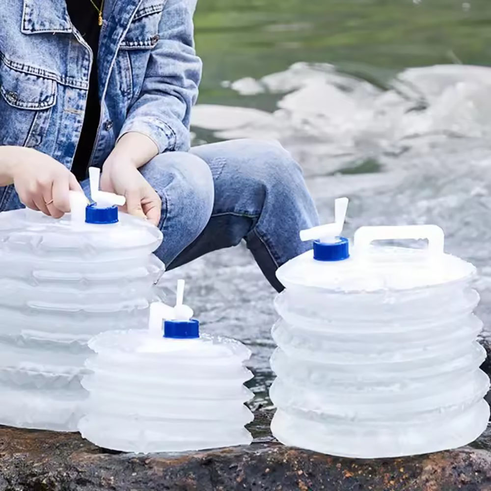 ポータブル5L/10L/15L屋外折りたたみ式携帯用水袋キャ - Water Bag Collapsible のレビューと価格