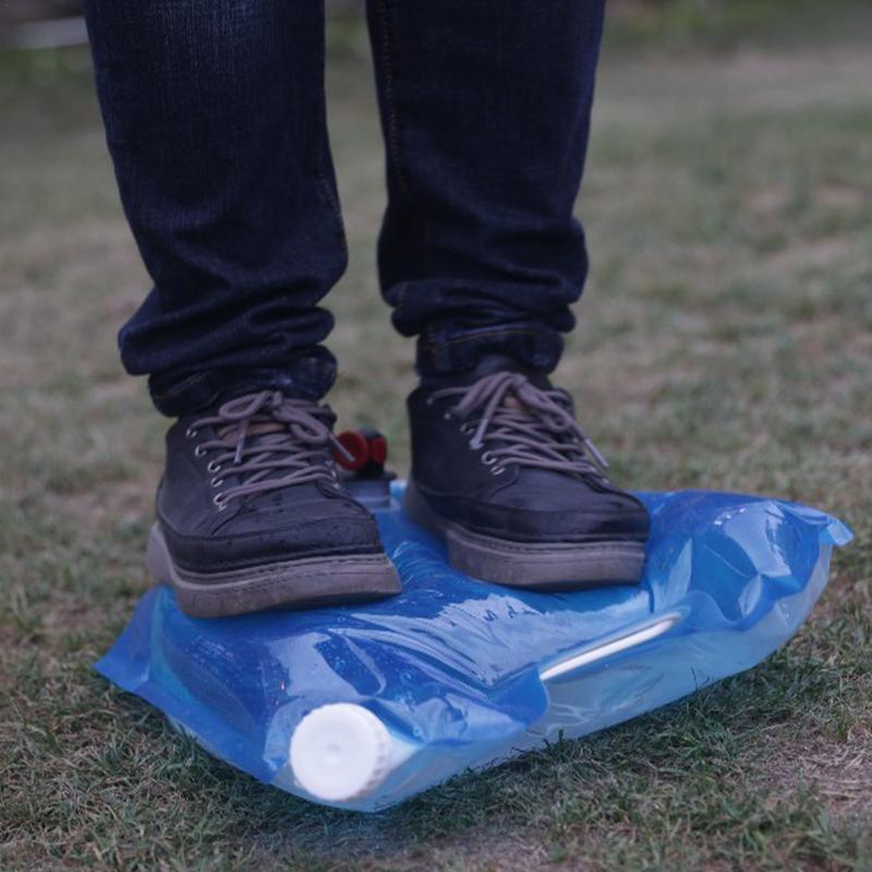 蛇口付きキャンプウォーターバッグ,折りたたみ式ウォータースト - Water Bag Collapsible のレビューと価格