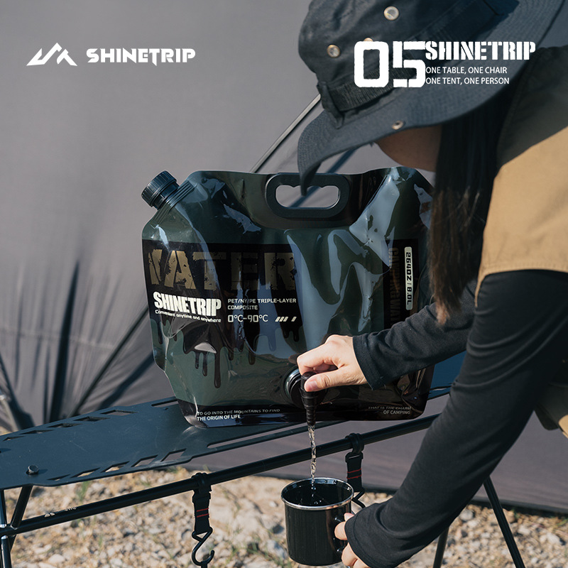 2 個アウトドアキャンプ水貯蔵バッグ ShineTrip 8 - Water Bag Collapsible のレビューと価格